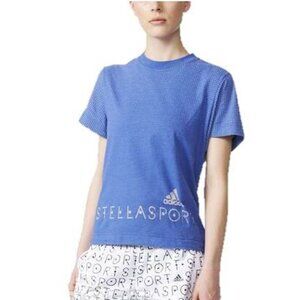 STELLASPORT ADIDAS AA2355 SC Aeroknit TEE BOBLUE Shirt TOP ( M )